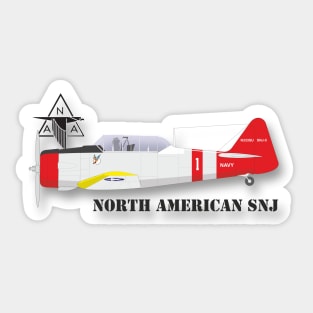 North American SNJ Texan Sticker